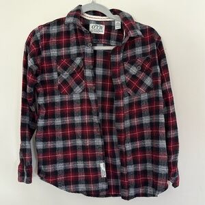 OTB Boys Button Flannel